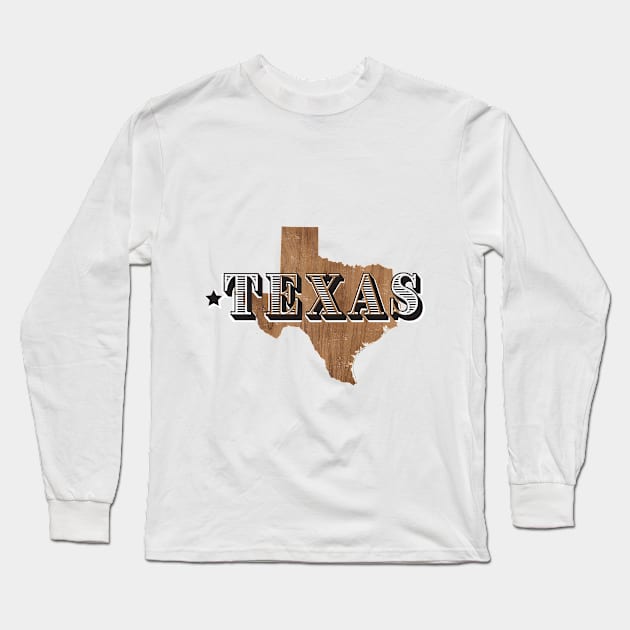 Texas Long Sleeve T-Shirt by justme321